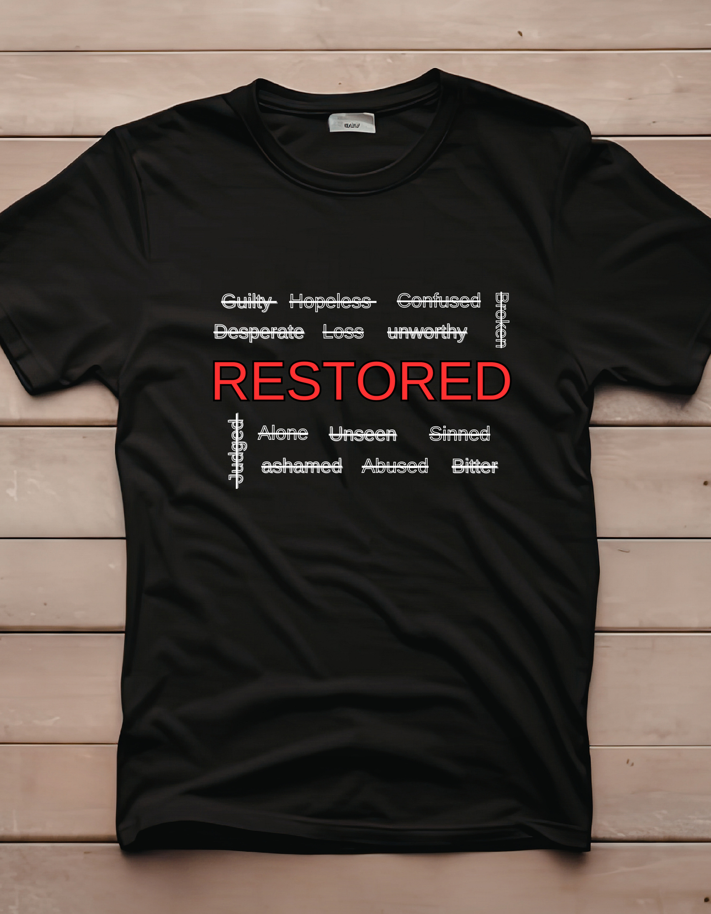 Word Cloud Restored T-Shirt